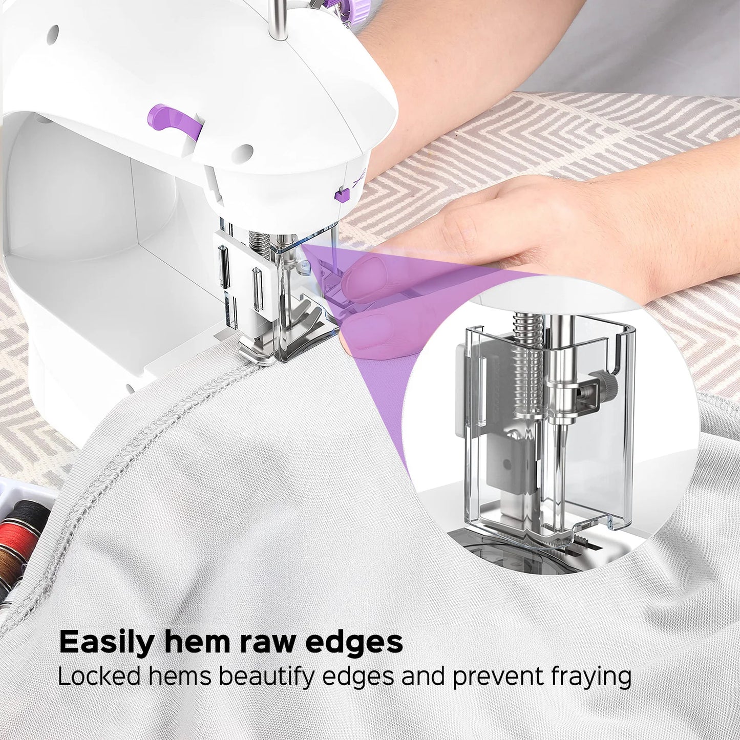 Hign Concerned Portable Electric Sewing Machine 12 Stitch