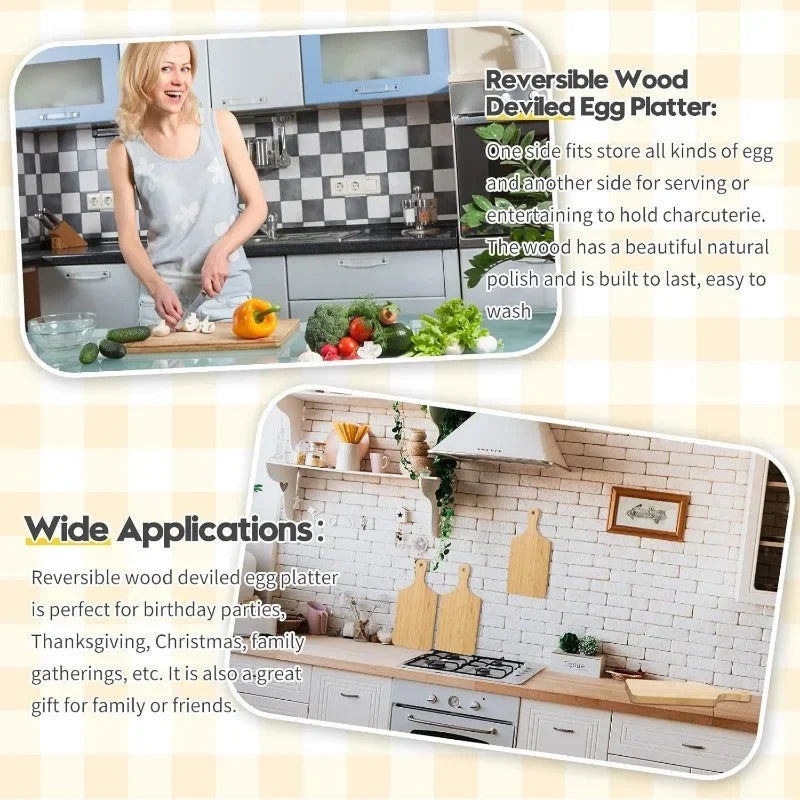 Hign-concerned Bamboo Cutting Boards 12 Pc Set With Handles