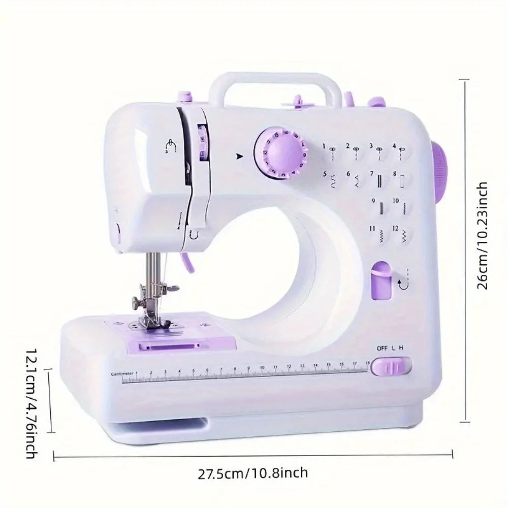 Electric Sewing Machine With 12 Stitches And 2 Speeds