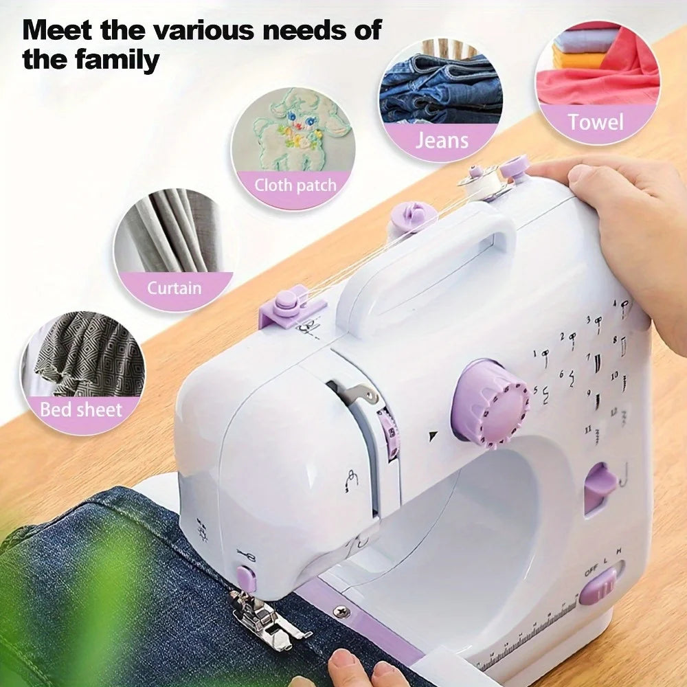 Electric Sewing Machine With 12 Stitches And 2 Speeds