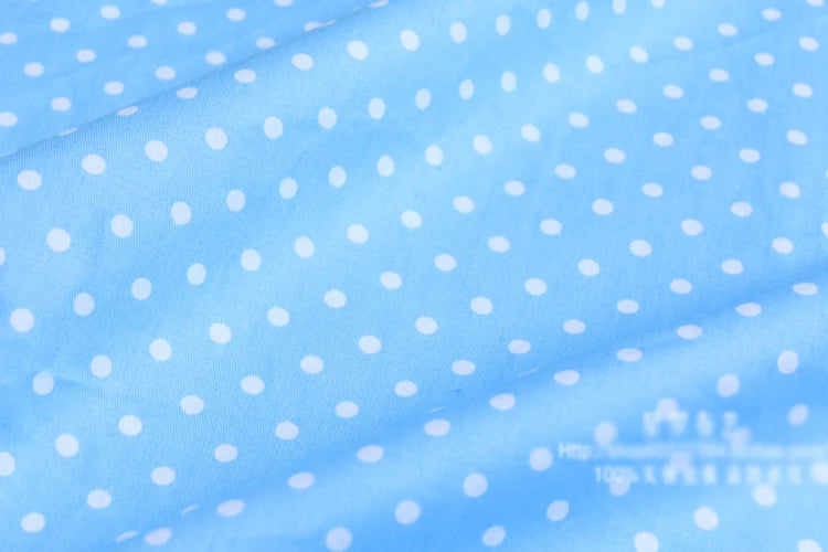 Syunss Dinosaur Dot Cotton Twill Fabric Patchwork Cloth