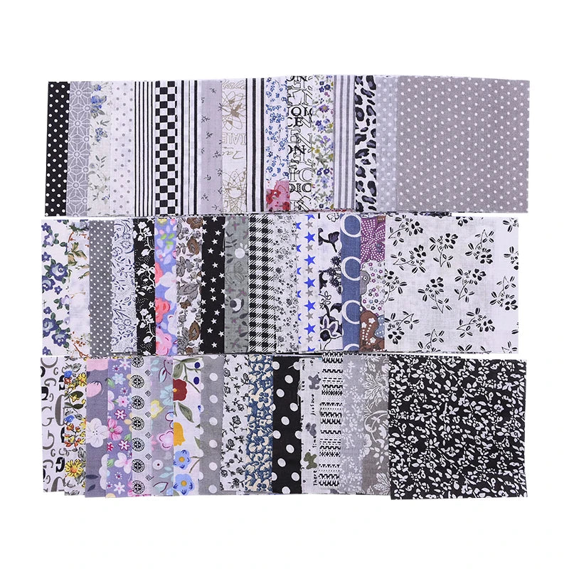 Cotton Floral Patchwork Fabric Squares For Quilting And Craft