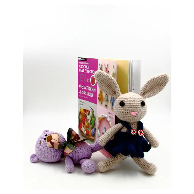 DuDureadingzz 152 Patterns Weave Cute Mini DIY Crochet Book