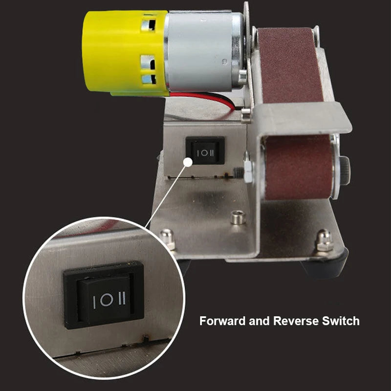 Dutoofree Mini Electric Belt Sander Adjustable Speed