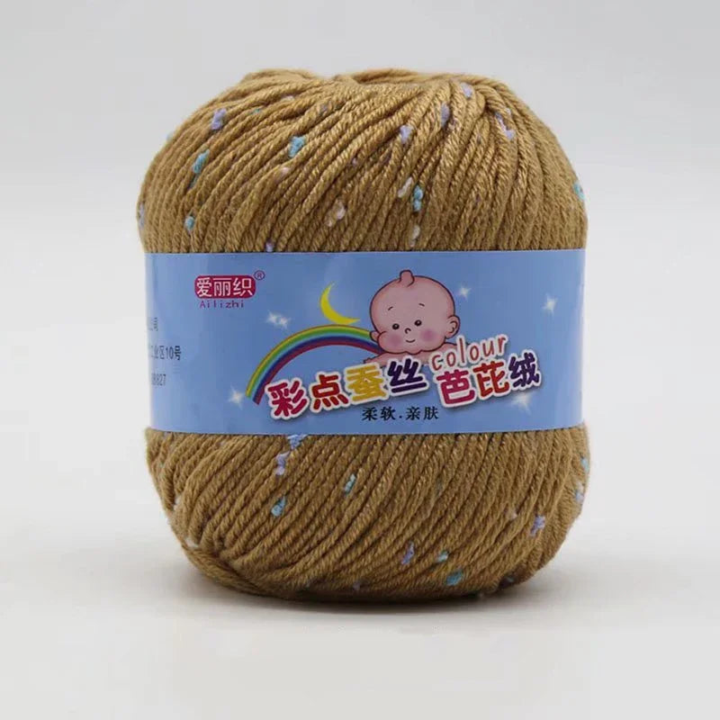 Zhejiang Milk Fiber Cashmere Wool Knitting Yarn For Crochet