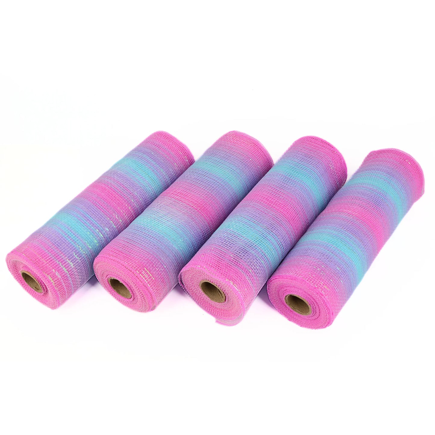 Zhejiang Polyester Mesh Ribbons With Metallic For Holidays