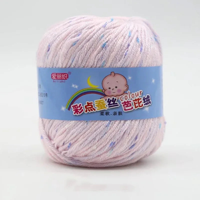 Zhejiang Milk Fiber Cashmere Wool Knitting Yarn For Crochet