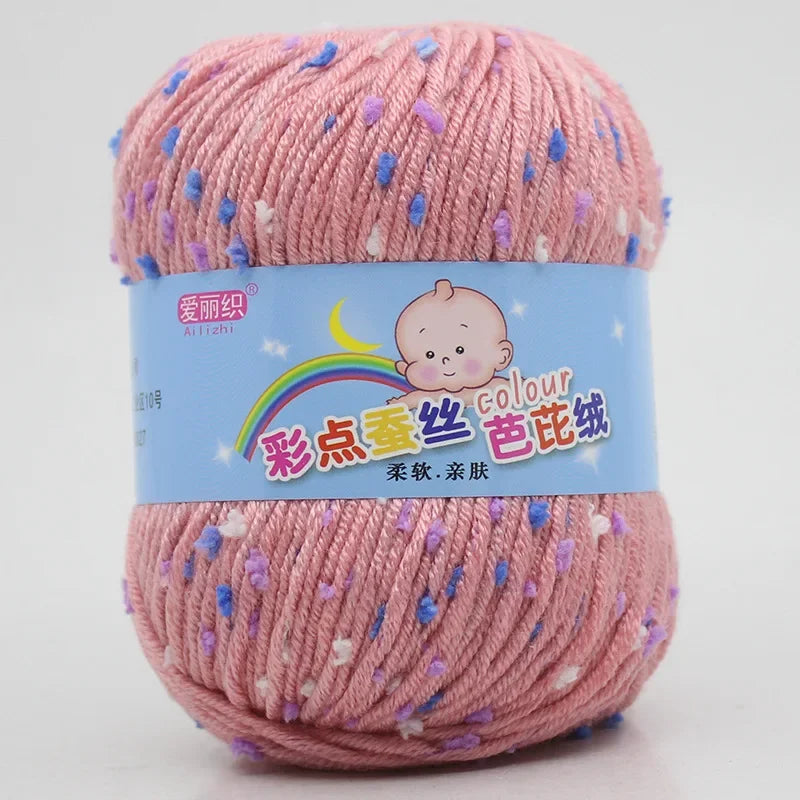Zhejiang Milk Fiber Cashmere Wool Knitting Yarn For Crochet