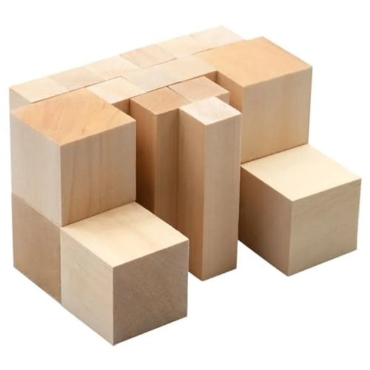 Hignconcerned Basswood Carving Blocks 18 Piece Wood Set