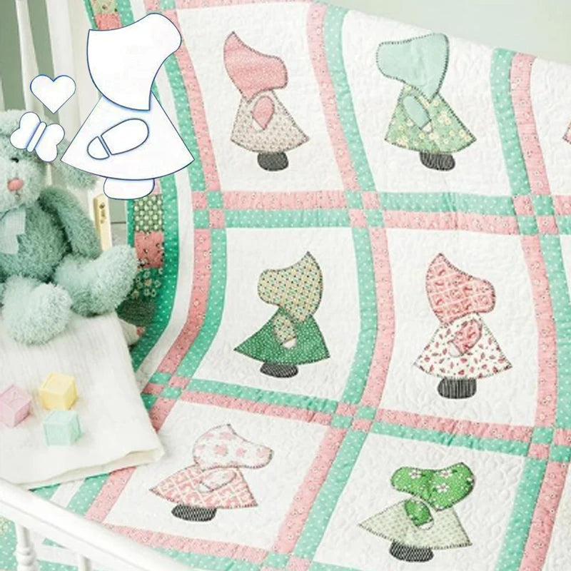 YOMDID 7pcs Standing Boy And Girl Template Acrylic Stencil