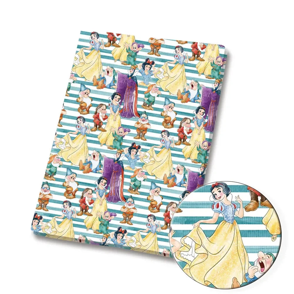 Beast Kingdom Disney Patchwork Cotton Fabric For DIY