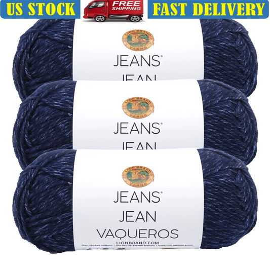 Lion Brand Medium Acrylic Yarn 3 Pack 100 Percent Acrylic