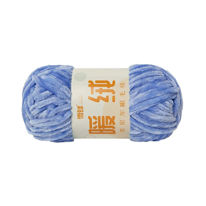 Zhejiang CN Chenille Velvet Yarn 100g 80m Carded Polyester