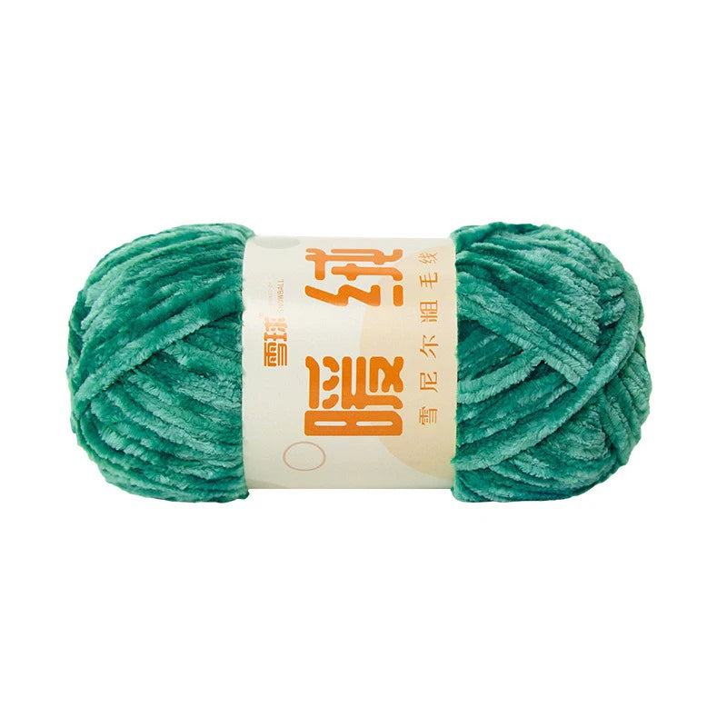 Zhejiang CN Chenille Velvet Yarn 100g 80m Carded Polyester