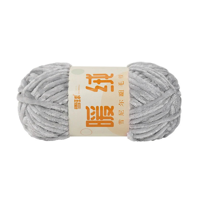 Zhejiang CN Chenille Velvet Yarn 100g 80m Carded Polyester