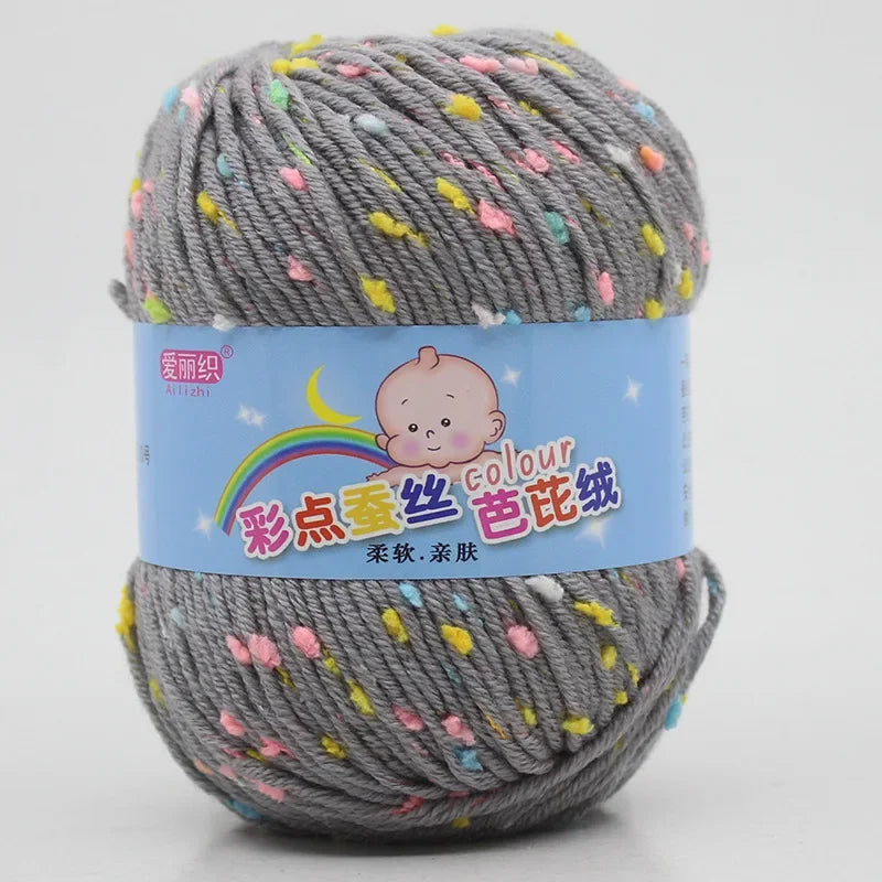 Zhejiang Milk Fiber Cashmere Wool Knitting Yarn For Crochet