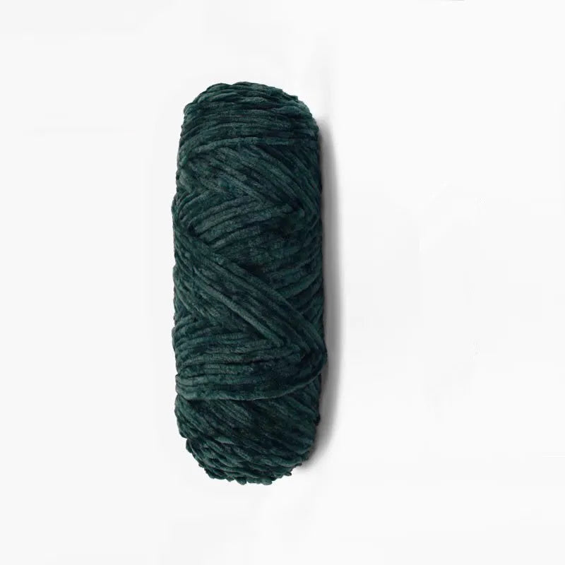 NONECN Polyester Velvet Chenille Yarn For Amigurumi 100g 130m