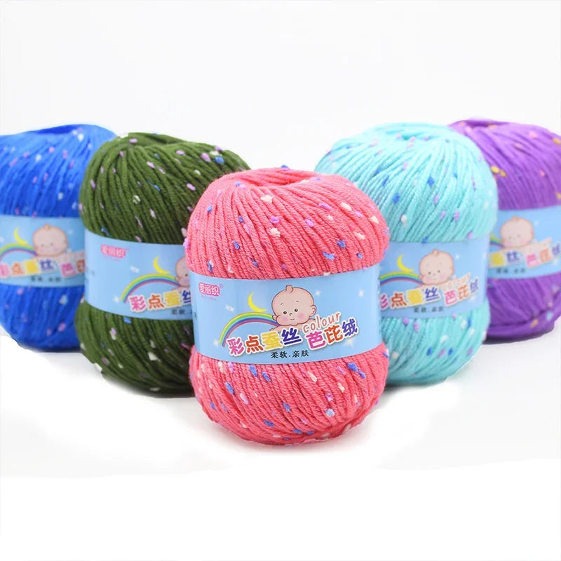 Zhejiang Milk Fiber Cashmere Wool Knitting Yarn For Crochet