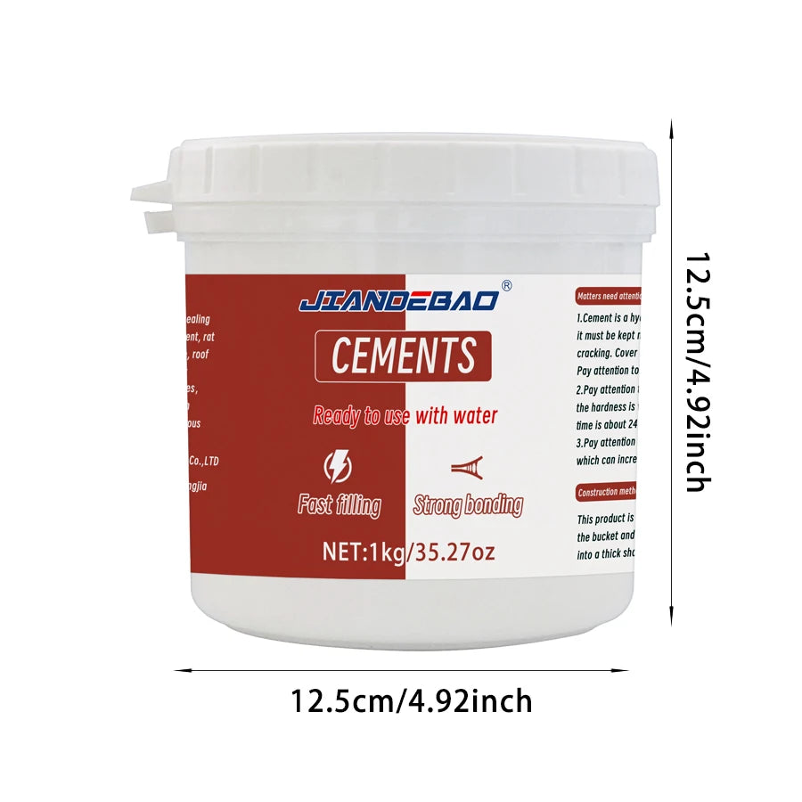 Cement Repair Paste Indoor Outdoor Crack Filler Waterproof