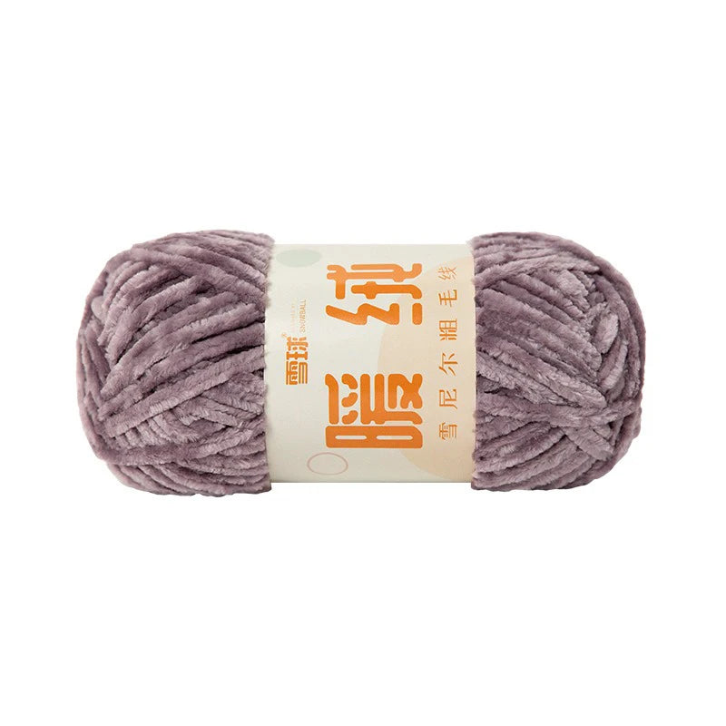 Zhejiang CN Chenille Velvet Yarn 100g 80m Carded Polyester