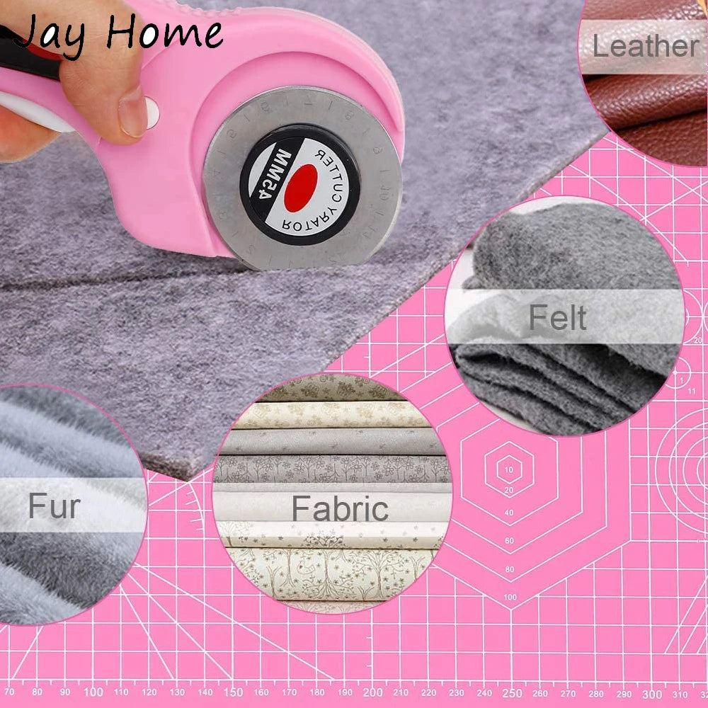 JAY HOME Rotary Cutter Kit With Replacement Blades Accessories