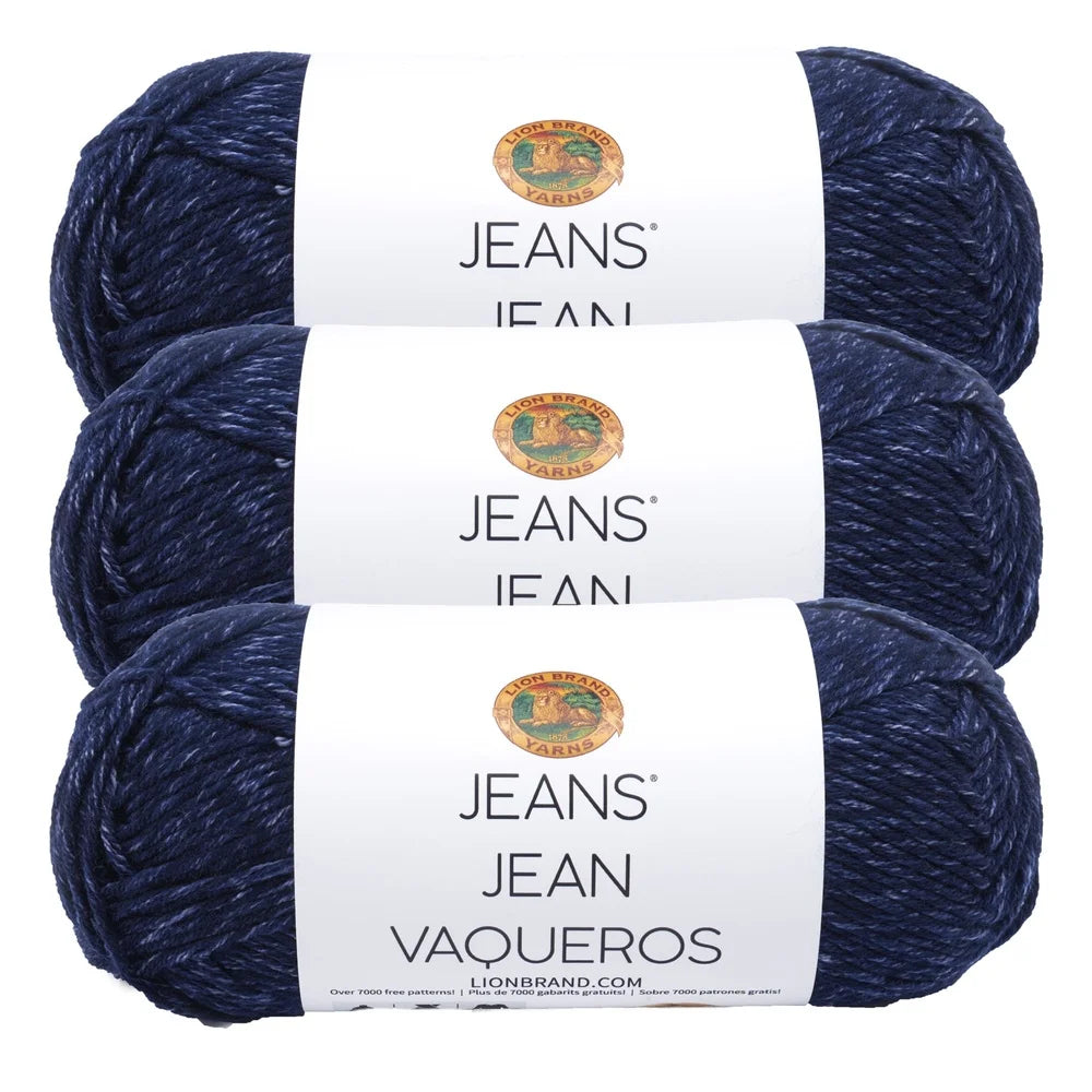 Lion Brand Medium Acrylic Yarn 3 Pack 100 Percent Acrylic