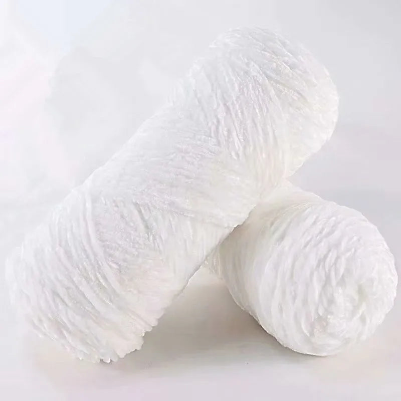 NONECN Polyester Velvet Chenille Yarn For Amigurumi 100g 130m