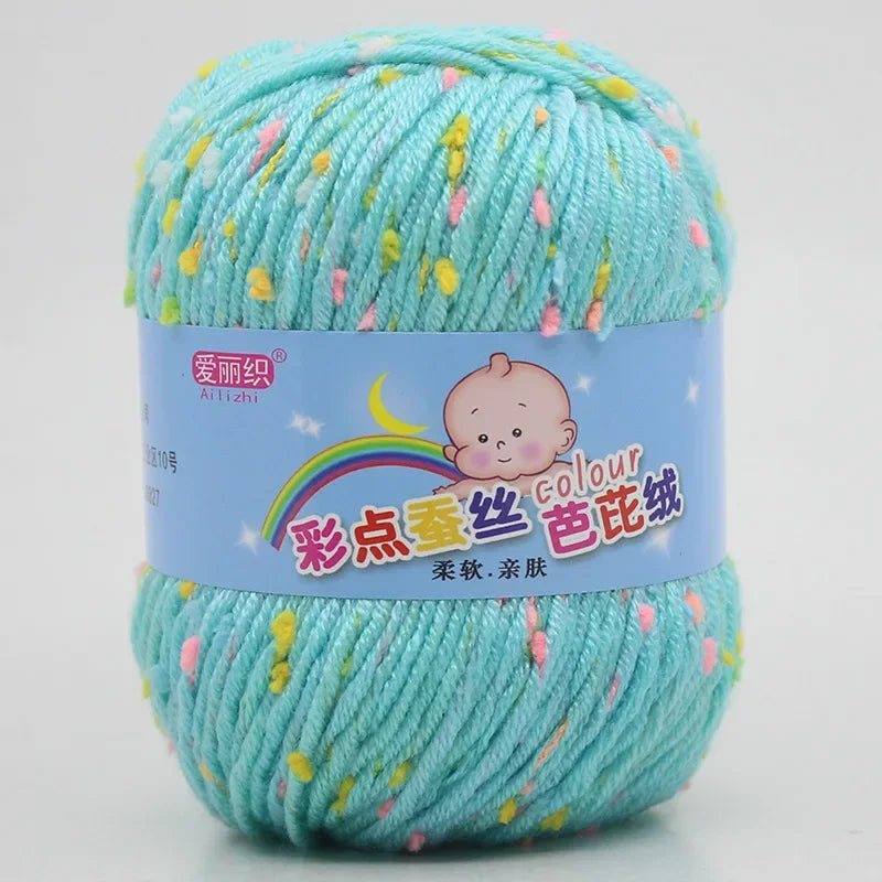 Zhejiang Milk Fiber Cashmere Wool Knitting Yarn For Crochet
