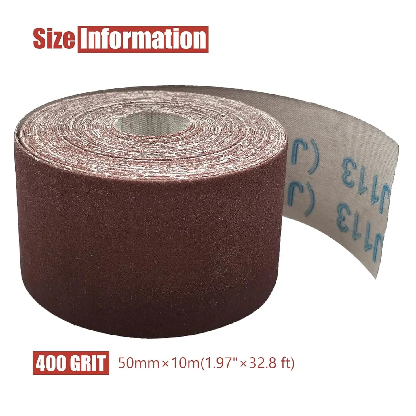 Emery Cloth Roll 400 Grit Sandpaper for Wood and Metal