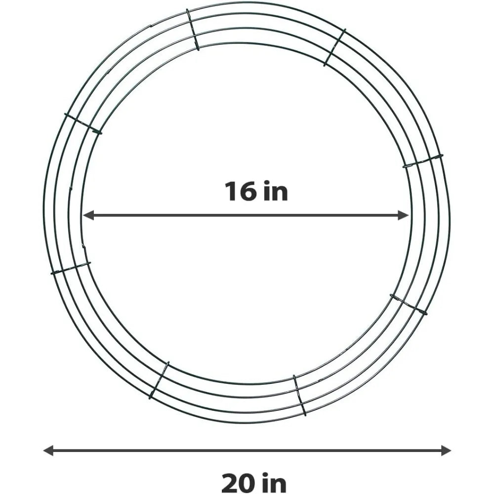 UltraOutlet 8 Pack Wire Wreath Frames Metal Wreath Form
