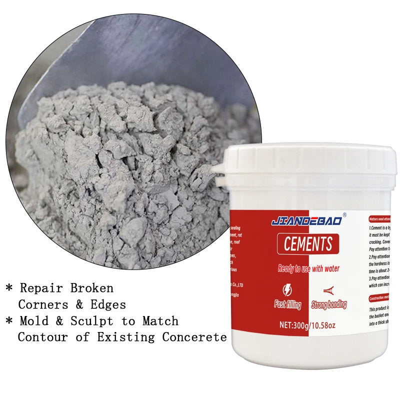 Cement Repair Paste Indoor Outdoor Crack Filler Waterproof