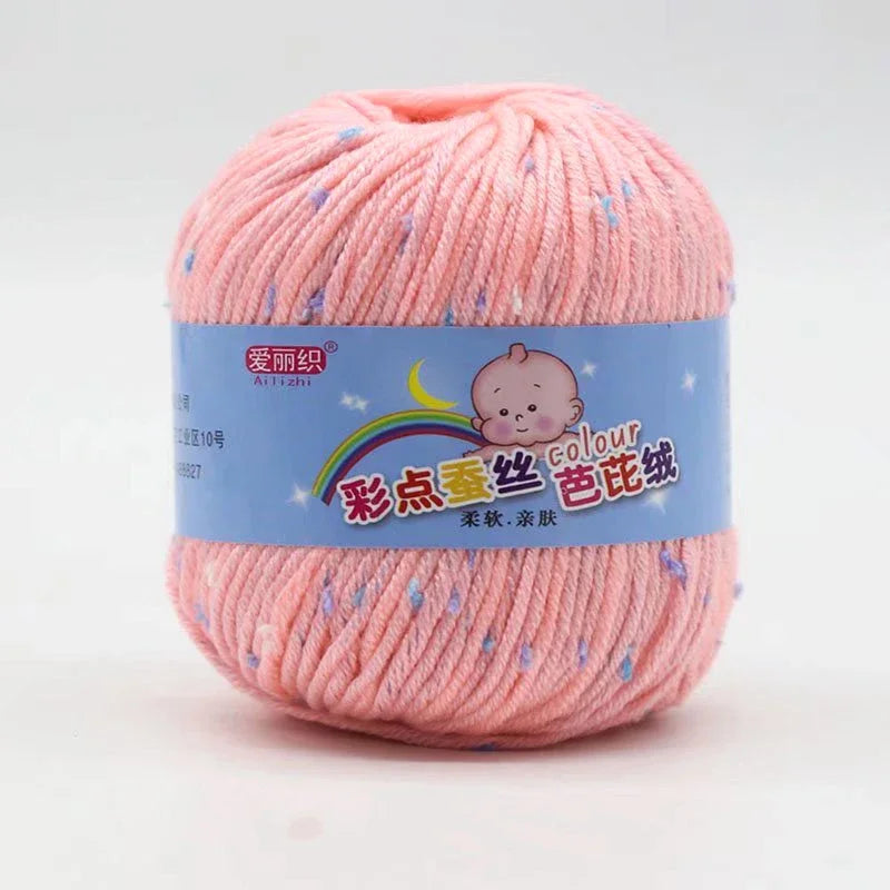 Zhejiang Milk Fiber Cashmere Wool Knitting Yarn For Crochet