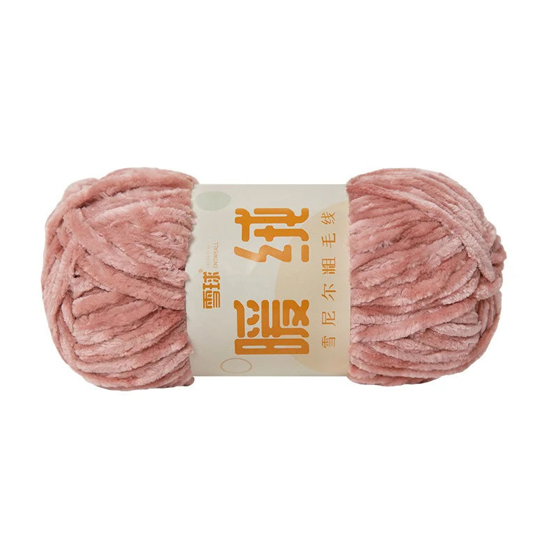 Zhejiang CN Chenille Velvet Yarn 100g 80m Carded Polyester