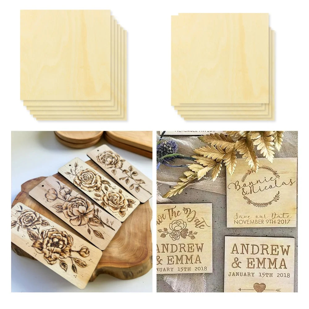 Basswood Plywood Sheets For Laser Engraving DIY Projects