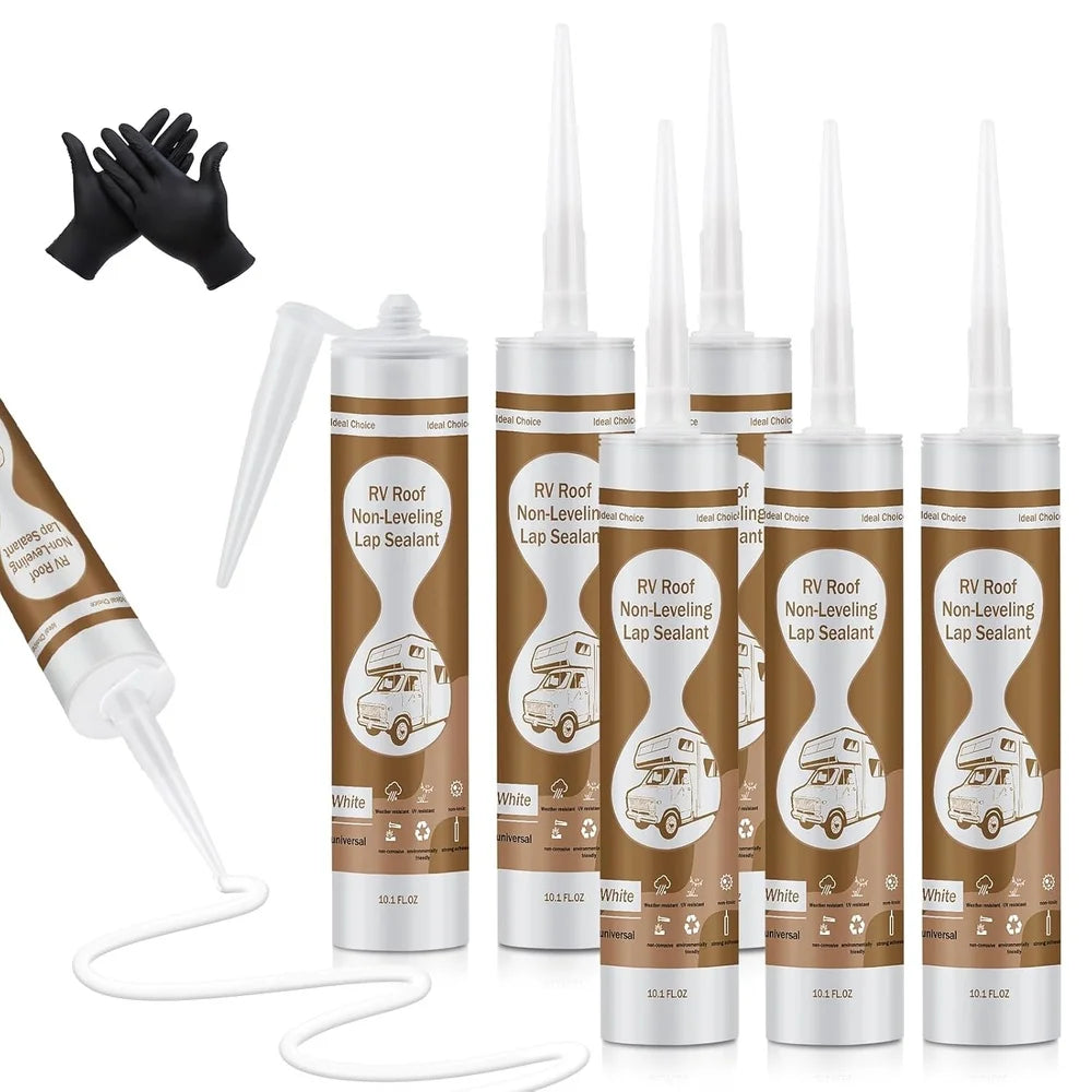 XMSJ RV Roof Sealant Flexible Caulk Non Leveling Adhesion