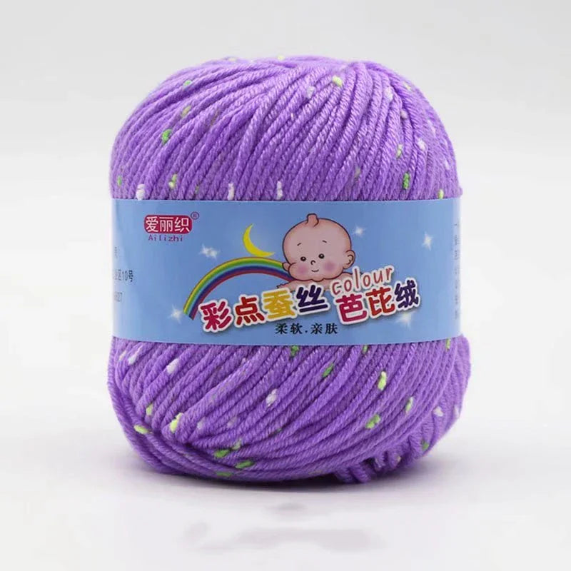 Zhejiang Milk Fiber Cashmere Wool Knitting Yarn For Crochet