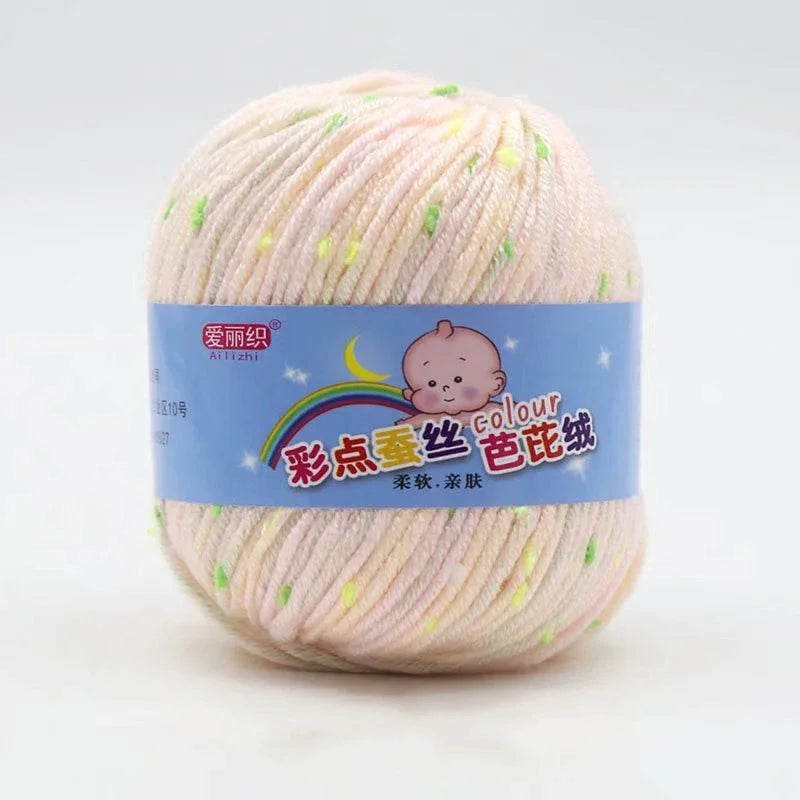 Zhejiang Milk Fiber Cashmere Wool Knitting Yarn For Crochet