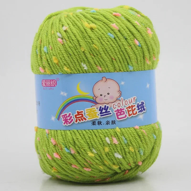 Zhejiang Milk Fiber Cashmere Wool Knitting Yarn For Crochet