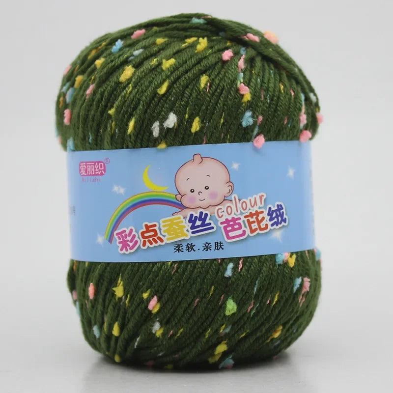 Zhejiang Milk Fiber Cashmere Wool Knitting Yarn For Crochet