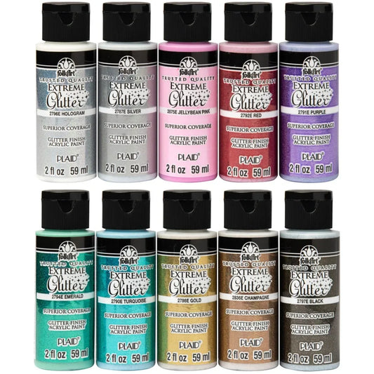 Hign-concerned Extreme Glitter Acrylic Craft Paint Set