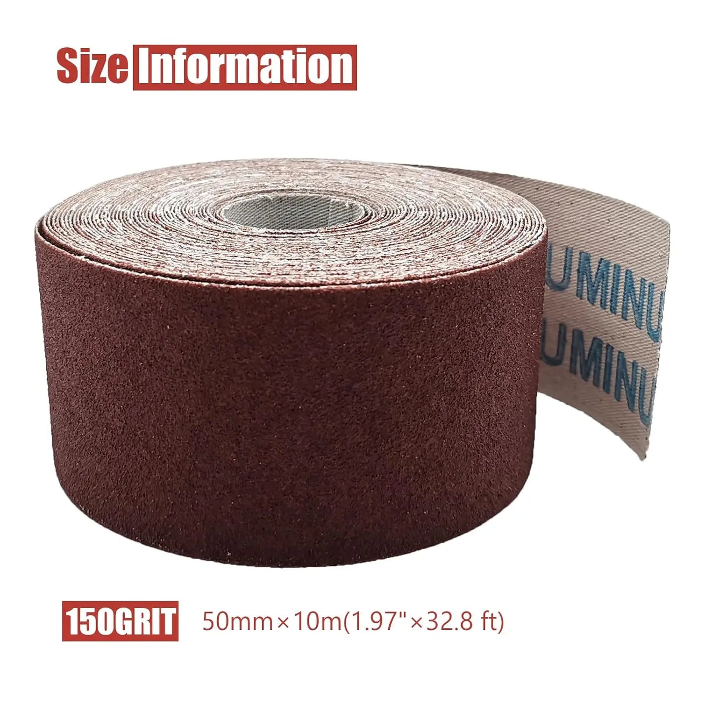 Emery Cloth Roll 400 Grit Sandpaper for Wood and Metal