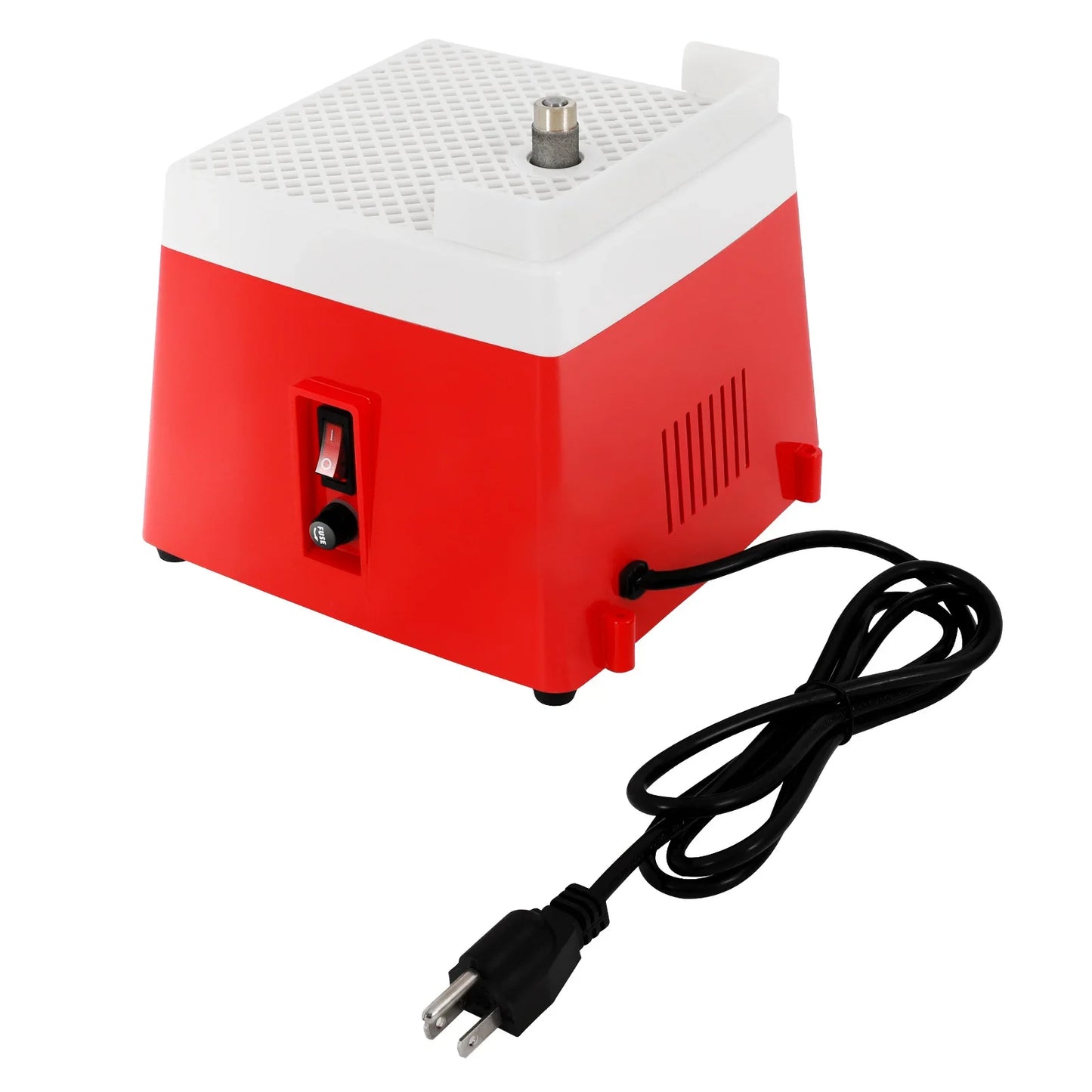 Red Mini Electric Grinder for Stained Glass Polishing