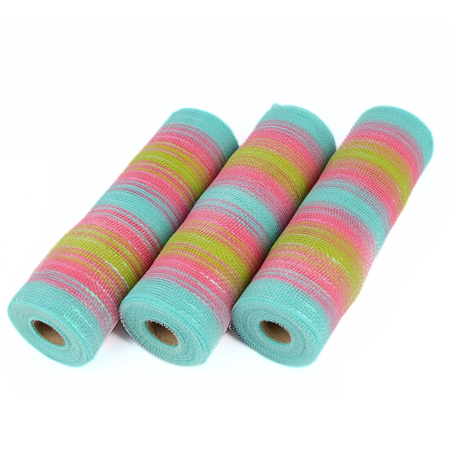 Zhejiang Polyester Mesh Ribbons With Metallic For Holidays