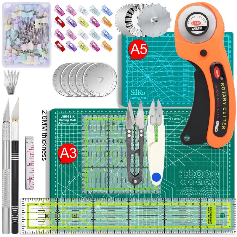 Icobbler Rotary Cutter Tool Set for Fabric, Paper, Leather
