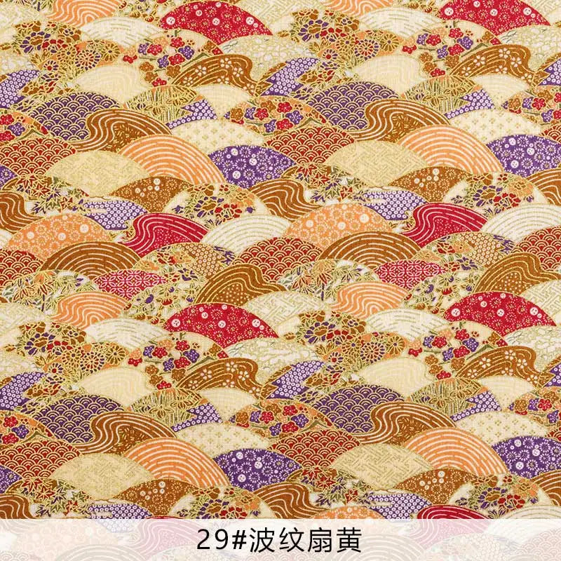 Xintianji Bronzed Japanese Cotton Fabric For DIY Crafts