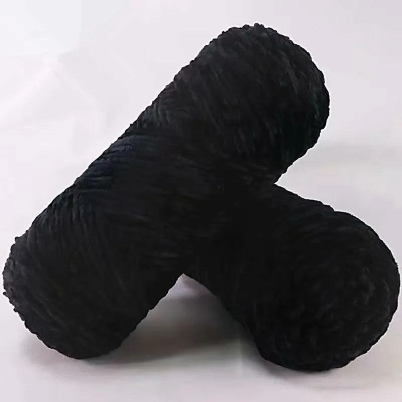NONECN Polyester Velvet Chenille Yarn For Amigurumi 100g 130m