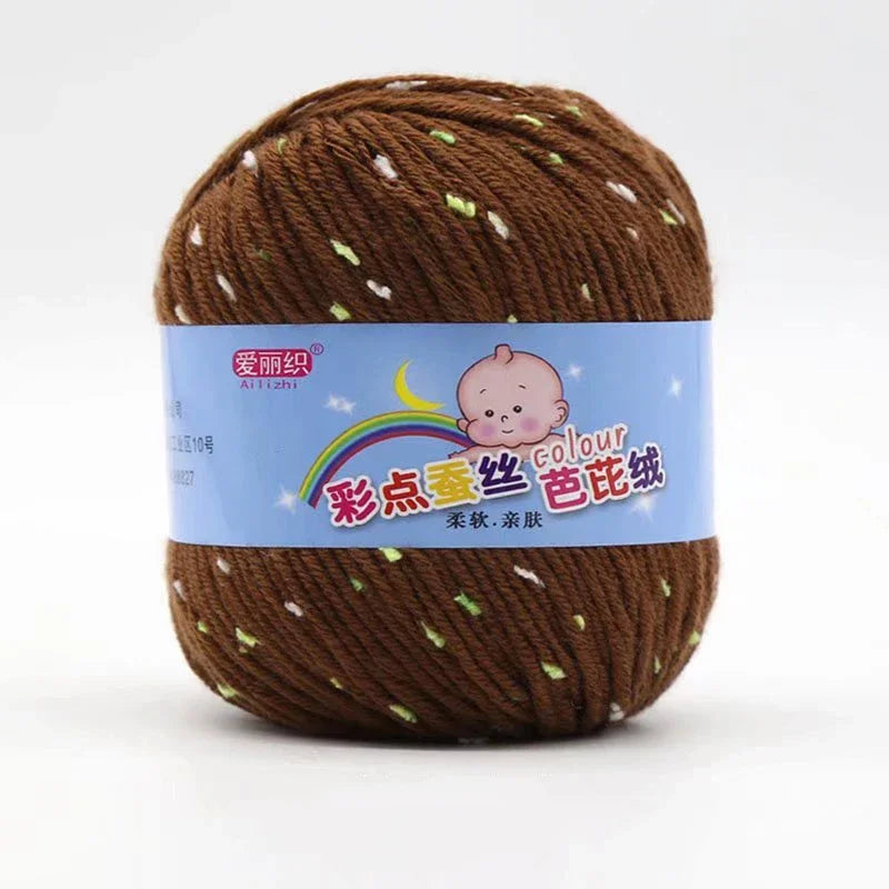 Zhejiang Milk Fiber Cashmere Wool Knitting Yarn For Crochet