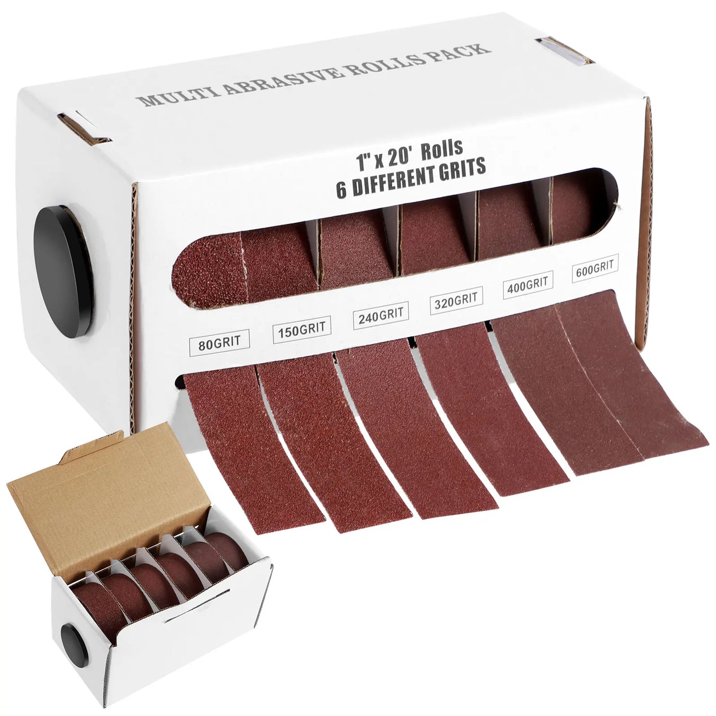 80-600 Grit Sandpaper Rolls for Wood and Metal Polishing