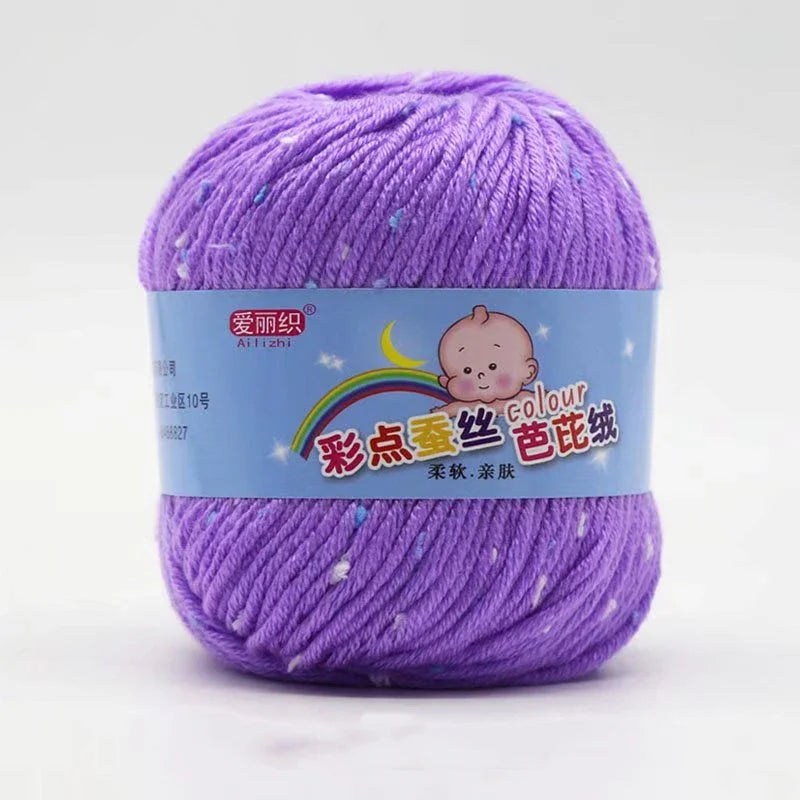 Zhejiang Milk Fiber Cashmere Wool Knitting Yarn For Crochet