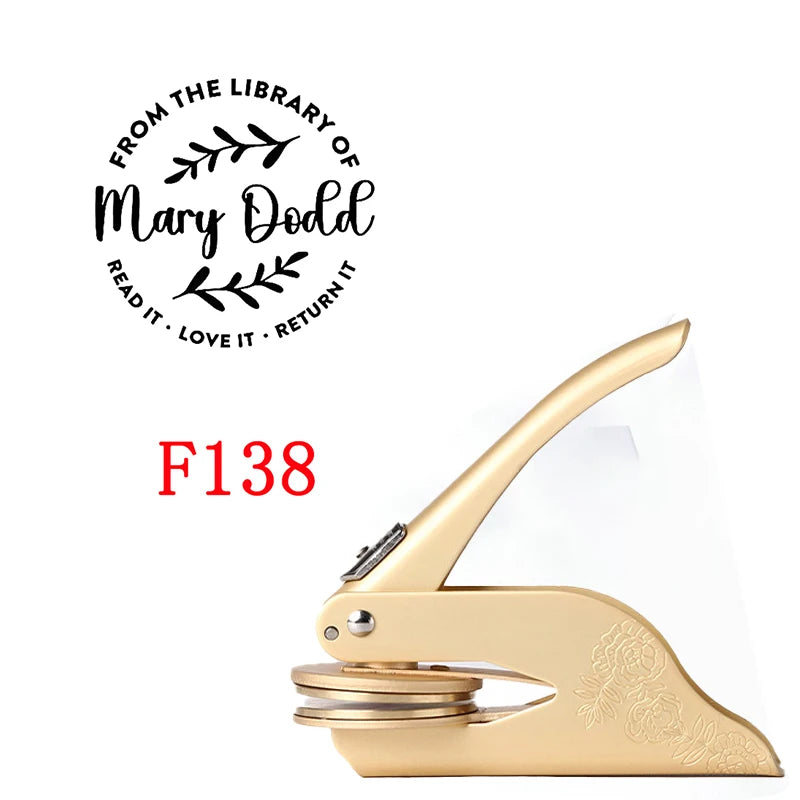 Choice Custom Embossing Stamp Monogram Embosser Weddings